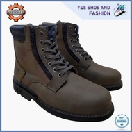 ORIGINAL GUZZI DOUBLE ZIPPER LACES HEAVY DUTY SAFETY BOOT 922 | KASUT SAFETY GUZZI 922