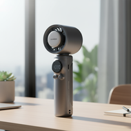 LED23H6000mAh  Paparan LED 23H Kipas Tangan Penyejuk Angin Kuat 6000mAh Mini Turbo Bateri Mudah Alih