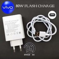 80W Charger By Vivo Y100 FlashCharge Usb Type C Original Charger 80 Watt