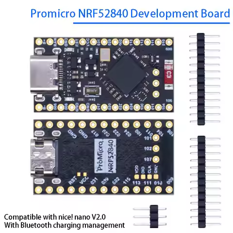 Promicro NRF52840 development board compatible nice! Nano V2.0 with Bluetooth charging management