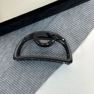 #N/A - 韓式半圓鏤空髮夾 (黑色)