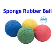 Solid Sponge Rubber Balls | Bola Span Getah Kecil - 58mm (1 PCS) | Pet Toy Ball