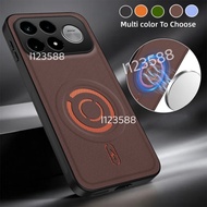PocoF9Pro 5G 2026 Stylish Tech Textured Leather Phone Case for Poco F9 Pro Ultra F9Ultra 5G F9Pro Xi
