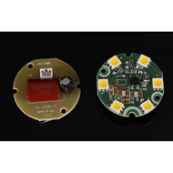 Led light circuit to replace lapis lazuli altar lamp, yellow, color changing