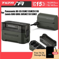 TILTA DMW-BLK22 Camera Battery Charger Case Set 4 Channel 2400mAh Camera Battery for Panasonic DC-S5