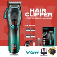 VGR V-674 Magnetic 9000 RPM Hair Clipper Professional Clean Method Dry Brush V-674
