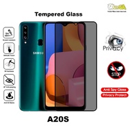 ANTI GORES KACA UNTUK SAMSUNG A20S CERAMIC MATTE TEMPERED GLASS PRIVASI SPY PELINDUNG LAYAR