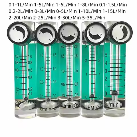 Air Oxygen Gas Flow Meter Flowmeter Caudalimetro Counter Flow Indicator O2 Oxigen Gas Meter Flow Dev