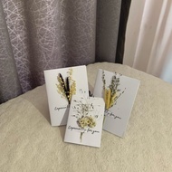 PUTIH WHITE GREETING CARD/GIFT CARD/GIFT/VINTAGE GREETING CARD/AESTHETIC CARD