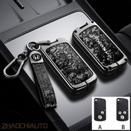 Metal and Leather Car key Case For Honda CRV Gen4/Accord G8/Civic fb 2.0/City 2012-2014/CRV 2013-201