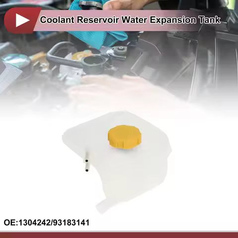 UXCELL Coolant Expansion Overflow Tank w/ Cap No.1304242 for OPEL ZAFIRA / ZAFIRA FAMILY B (A05) 1.6