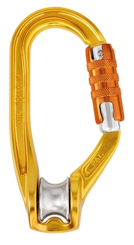 PETZL Rollclip Auto Carabiner - Yellow