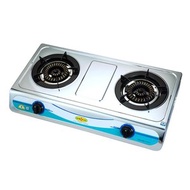 氣霸 - 【連安裝】【煤氣】[HY-2000S8] “火焰旋風” 不銹鋼座檯雙頭煮食爐