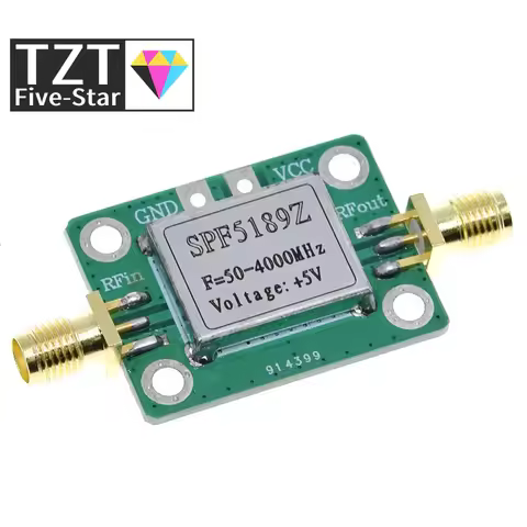 LNA 50-4000 MHz RF SPF5189 NF 0.6dB Low Noise Amplifier Signal Receiver Board Wireless Communication