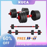 Dumbbell set 20kg fitness equipment barbell set Can be connected dumbbell barbell