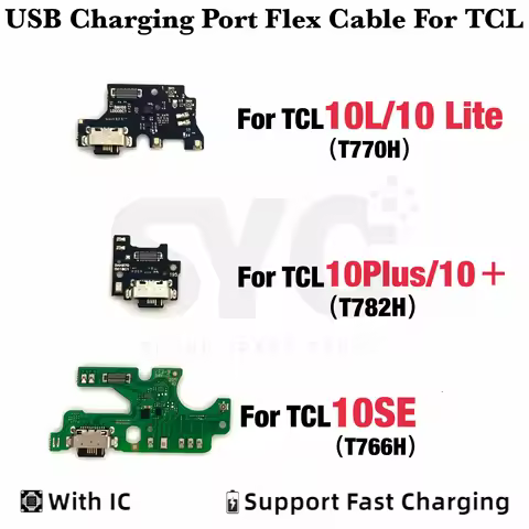 Good quality For TCL 10L 10 Plus 10 SE T770H T782H T766H USB Charging Board Dock Port Flex Cable Rep