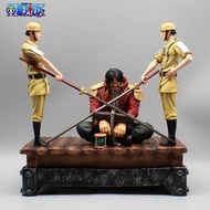 One Piece Gold D Roger Statue Diorama Execute Anime Figure