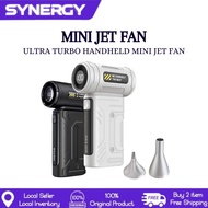 GLINK TF90 – Handheld Jet Fan Mini Turbo Kuat & Kompak (100 Speed + Skrin LCD, USB Rechargeable)