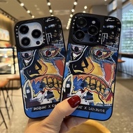 Casing iphone 11/12/13/14/15/16 Pro max graffiti shockproof Case For iPhone 11,12,13,14,15,11PM,12PM