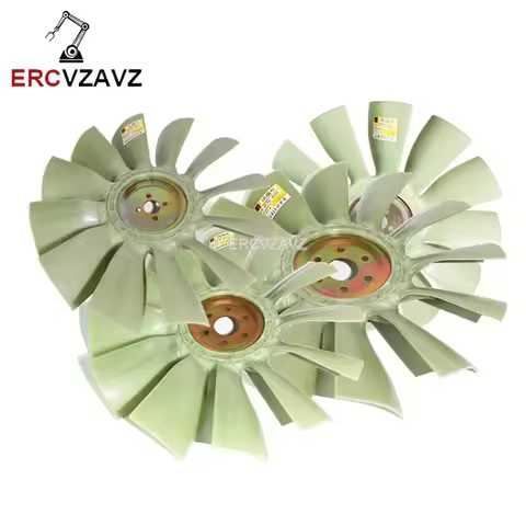 12 Blades Diesel Engine Fan Cooling Radiator Fan Blade for 4BD1 4BG1 4D95 4D102 4D84 6D102 4TNV94 D6