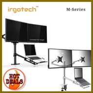 [ Local Ready Stocks ] IRGOTECH M-Series Triple Arm Monitor Stand with Adjustable Monitor Arm for Du