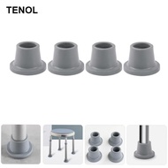 [TENOL] Set of 4 Shower Chair Feet for Bath Stool, Easy to Install Replacement Tips 1 1/8inch for Ho
