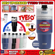 【AUTHORIZED DEALER】Tyeso Tumbler 600/900ml Botol Air With 5xFree 304 Stainless Steel Water Bottle With Straw 保温杯