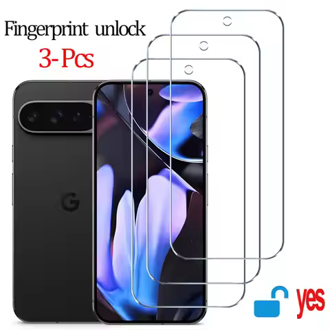 1-3Pcs Screen Protectors For Google Pixel 10 9 Pro XL Tempered Glass For Google Pixel 8 Pro Fingerpr