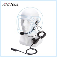 Motorcycle Helmet Ham Radio Microphone Headset with U94 PTT Adapter For Motorola Walkie-Talkies GP14