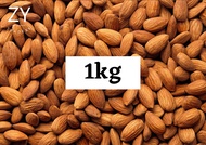 Raw Almond Cashew Raisin Walnut Badam Gajus Kismis Kenari Mentah Kacang Cerdik Bijak Vacuum Packing Gift Free Extra 1kg