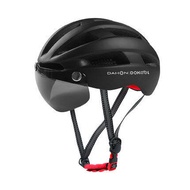 DAHON LIGHTWEIGHT HELMET WITH VISOR - MATTE BLACK