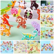 Full bag of 30 animated 3D puzzles with many models of Capybara, Christmas, Animals - 3D foam puzzle