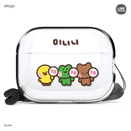 elago x LINE FRIENDS minini Case for AirPods Pro2 [3 Styles] ลิขสิทธิ์แท้ สินค้าพร้อมส่ง