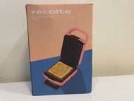 Recolte 麗克特 三明治機 熱壓吐司機 全新已拆封