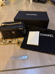 (連單)Chanel細袋 Chanel盒子 特別版Chanel Vanity ysl/dior/LV/Celine Chanel包包