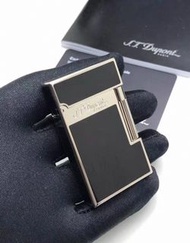 🎇全新正貨 S.T. Dupont 法國都彭朗聲系列打火機 漆黑銀