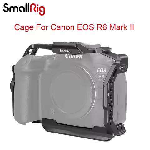 SmallRig Cage Protects 1/4"-20 Threaded Hole ARRI 3/8"-16 Locating Hole Cold Shoemount For Canon EOS