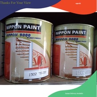 *CLEAR STOCK* Nippon Gloss 9000 1 liter. Cat Minyak Nippon