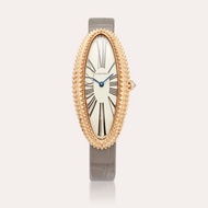 Cartier Reference WGBA0009 Baignoire Allongée | A pink gold wristwatch with Clous de Paris bezel, Ci