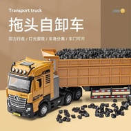 mainan kanak kanak lori mainan besar Jiaye Alloy Toy Car Semi-treler Lori Besar Lori Pengangkut Topp