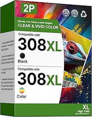 308E 308XL Compatible with HP 308E 308 308XL Printer Cartridges for HP Envy 6120E 6110E 6130E 6131E 