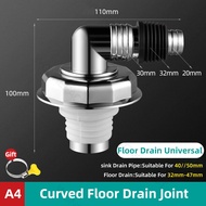 Washing Machine Floor Drain Cover Bathroom Floor Drain Universal Drain Cover Multifunctional Pipe Co