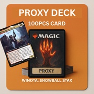 MTG PROXY DECK : Winota: Snowball Stax