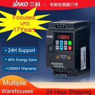 【Brand Designated Store】SAKO SKI780 380V 0.75KW/1.5KW/2.2KW/4KW/5.5KW 220V 1HP Mini VFD 3-Phase Inpu