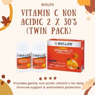 BIOLIFE VITAMIN C NON-ACIDIC 2 X 30'S (TWIN PACK) [EXP : 08/08/2027]