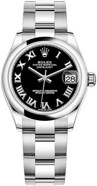 Jam Tangan Original ROLEX Datejust 31mm Ladies Black Dial (2022)