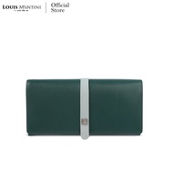 Louis Montini (Glamorous sky) กระเป๋าสตางค์ผู้หญิง หนังวัวแท้ หนังนิ่ม Women Wallet Clutch WL42