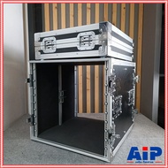 COMPACT B-10U สีดำ RACK ลึก21นิ้ว แร็ค กล่องใส่เครื่องเสียง แร็คลึก21นิ้ว กล่องแร็คสีดำ RACK10U เอไอ