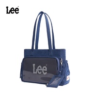 LEE ถุง Ita ถุงโปร่งใสผ้ายีนส์สำหรับผู้หญิงกระเป๋าสะพายไหล่แฟชั่นบุคลิกภาพความจุขนาดใหญ่สำหรับผู้หญิ