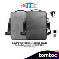 Tomtoc H14-C01D/C01G Laptop Shoulder Bag / Slingbag For 14-inch MacBook Pro - Black / Grey